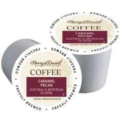 Harry & David Caramel Pecan Single Serve Coffee, 4/18 Count -Koffee Express Shop 121212