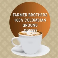 Farmer Brothers 100% Colombian Ground Coffee (40 Bags/2 Oz) -Koffee Express Shop 2 2