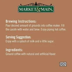 Market & Main® Chocolate Peanut Butter Cup Flavored Coffee (6 Bags/12 Oz) -Koffee Express Shop 414smkp9mtl 1