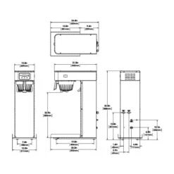 BUNN® Bunn 52000.0300 ITB Dual Dilution Automatic Tea Brewer W/ Sweetener 7 BUNN® Bunn 52000.0300 ITB Dual Dilution Automatic Tea Brewer W/ Sweetener -Koffee Express Shop 52000.9997 itb dd sht3 i 3