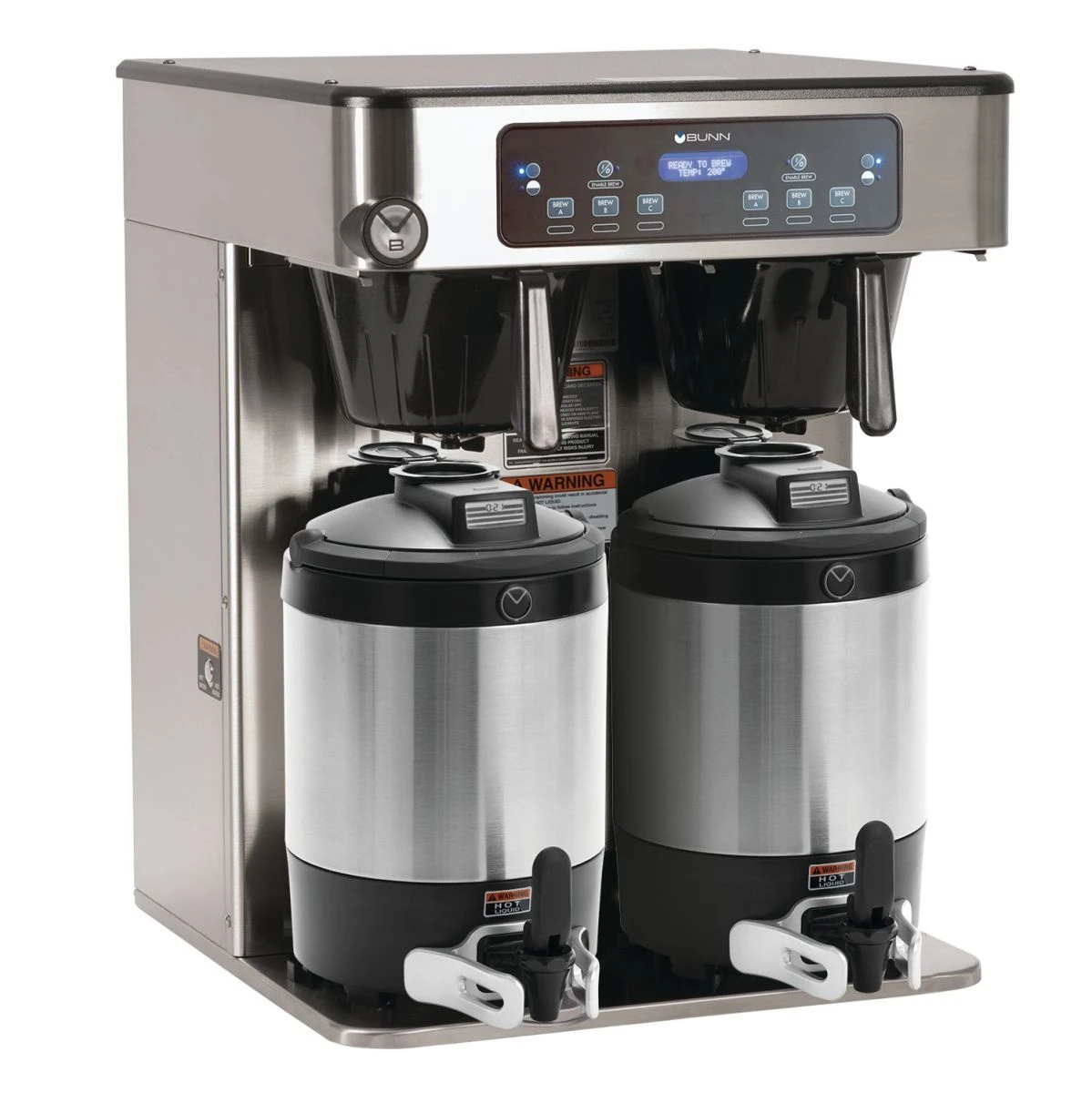 BUNN® Bunn 53200.0100 ICB Twin Infusion Series Stainless Steel Automatic Coffee Brewer - 120/240V, 6000W 3 BUNN® Bunn 53200.0100 ICB Twin Infusion Series Stainless Steel Automatic Coffee Brewer - 120/240V, 6000W