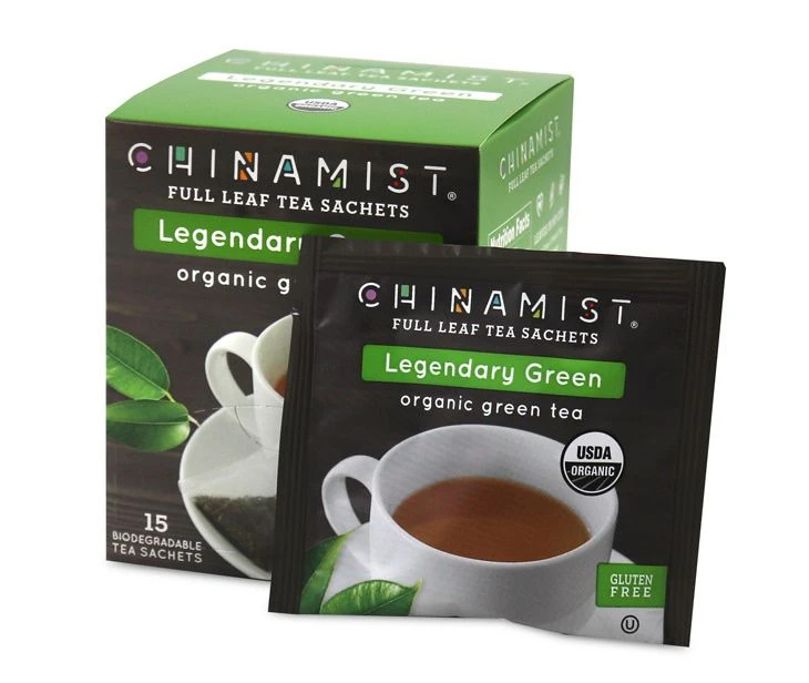 China Mist - Legendary Green Organic Black Full Leaf Tea Sachet, 6 Boxes 15 Count 6 China Mist - Legendary Green Organic Black Full Leaf Tea Sachet, 6 Boxes 15 Count - Image 4