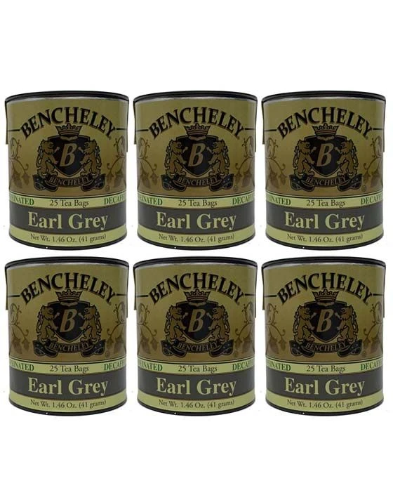 Bencheley Tea Bags, 6/25 Ct Earl Grey Decaffeinated Tea 3 Bencheley Tea Bags, 6/25 Ct Earl Grey Decaffeinated Tea
