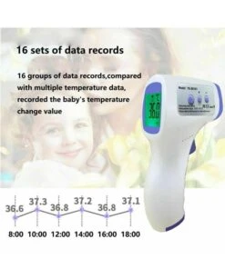 Digital LCD Infrared Thermometer Non-contact Forehead Baby Adult Temperature USA 9 Digital LCD Infrared Thermometer Non-contact Forehead Baby Adult Temperature USA -Koffee Express Shop Digital LCD Infrared Thermometer Non contact Forehead Baby Adult Temperature USA 02 2nd