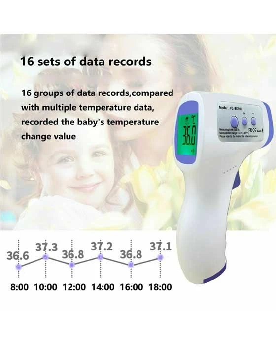 Digital LCD Infrared Thermometer Non-contact Forehead Baby Adult Temperature USA 5 Digital LCD Infrared Thermometer Non-contact Forehead Baby Adult Temperature USA - Image 3