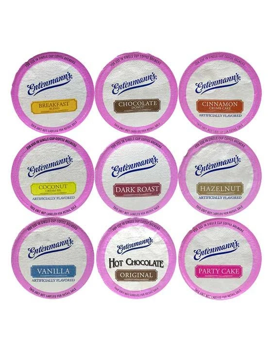 Entenmann's Coffee Single Serve Cups Assortment, 9 Flavors/4 Cups Each 3 Entenmann's Coffee Single Serve Cups Assortment, 9 Flavors/4 Cups Each