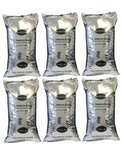 Farmer Brothers Colombian Blend Coffee Bean (6 Bags/5 Lbs Ea.)