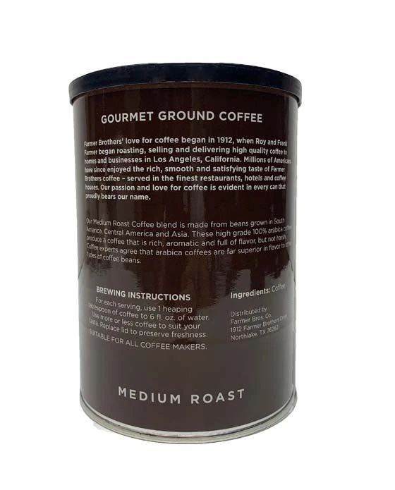Farmer Brothers Medium Roast Ground Coffee(2 Cans/13 Oz) 6 Farmer Brothers Medium Roast Ground Coffee(2 Cans/13 Oz) - Image 4