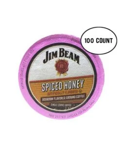 Jim Beam Spiced Honey Single Serve Coffee, 100 Count Keurig 2.0 Compatible