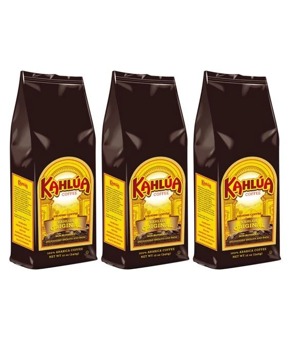 Kahlua Original Gourmet Ground Coffee (3 Bags/12 Oz) 3 Kahlua Original Gourmet Ground Coffee (3 Bags/12 Oz)