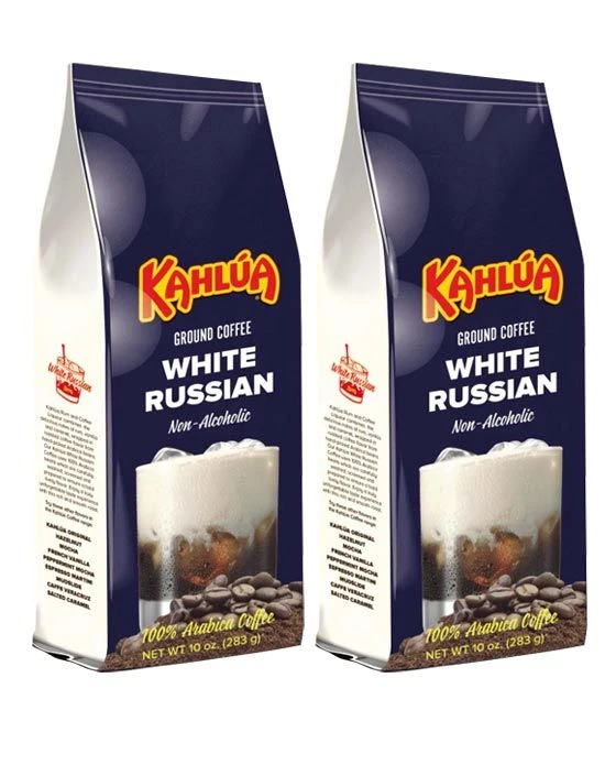 Kahlua White Russian Gourmet Ground Coffee (2 Bags/10 Oz) 3 Kahlua White Russian Gourmet Ground Coffee (2 Bags/10 Oz)