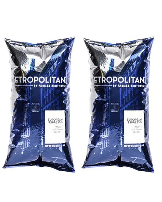 Metropolitan European Espresso Whole Bean - 2 Bags/2 Lbs Ea. 3 Metropolitan European Espresso Whole Bean - 2 Bags/2 Lbs Ea.