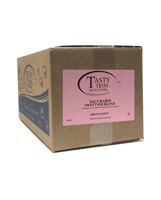 Tasty Trim Saccharin (Pink Sugar Substitute), 1 Box (1,000 Packets) 3 Tasty Trim Saccharin (Pink Sugar Substitute), 1 Box (1,000 Packets)