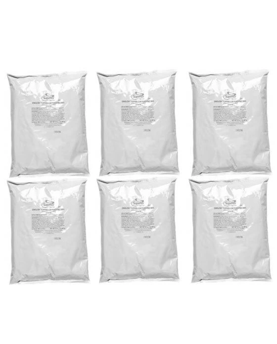 Superior Cappuccino Mix English Toffee 6 Bags (2 Lbs Ea) 4 Superior Cappuccino Mix English Toffee 6 Bags (2 Lbs Ea) - Image 2