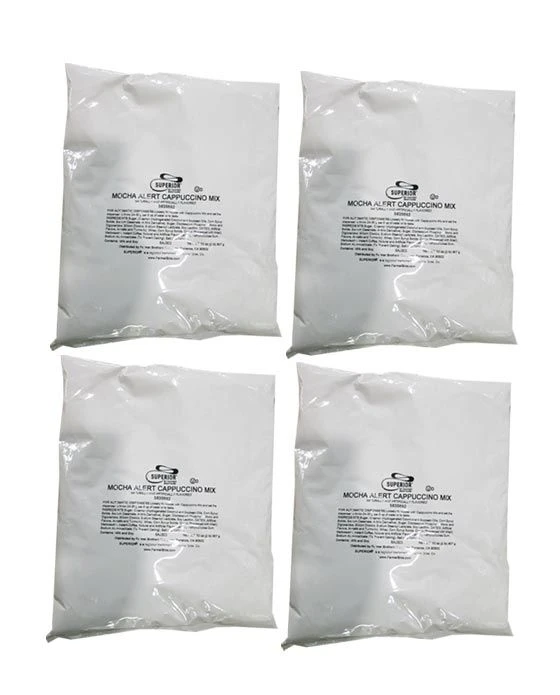 Superior Cappuccino Mix Chocolate Hazelnut 4 Bags (2 Lbs Ea) 3 Superior Cappuccino Mix Chocolate Hazelnut 4 Bags (2 Lbs Ea)