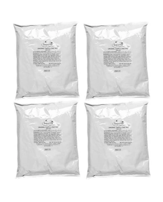 Superior Cappuccino Mix Original Mix 4 Bags (2 Lbs Ea) 3 Superior Cappuccino Mix Original Mix 4 Bags (2 Lbs Ea)