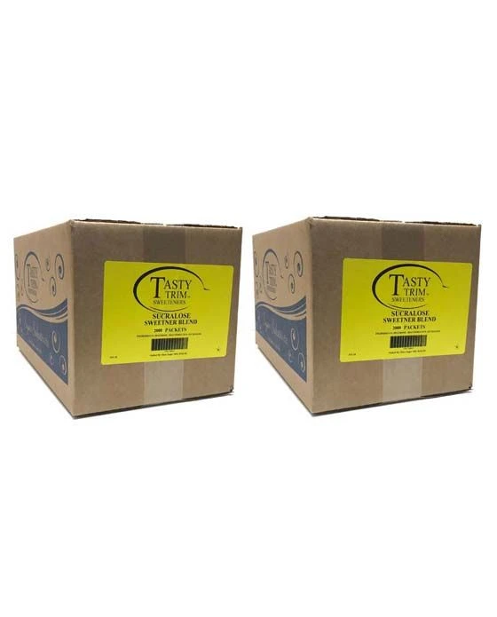 Tasty Trim Sucralose (Yellow Sugar Substitute), 2 Boxes (2,000 Packets Ea.) 3 Tasty Trim Sucralose (Yellow Sugar Substitute), 2 Boxes (2,000 Packets Ea.)