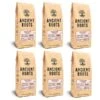 Ancient Roots Hazelnut Medium Roast Flavored Mushroom Ground Coffee 6/12 Oz Bags -Koffee Express Shop ancient roots hazelnut flavored mushroom coffee hazelnut coffee6bags