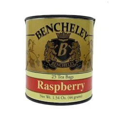 Bencheley Raspberry Tea, 25 Tea Bags (1.46 Oz) -Koffee Express Shop bencheley raspberry tea1 1