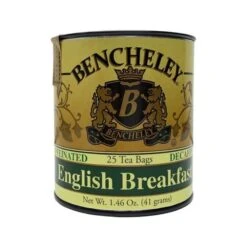 Bencheley Tea Bags, 6/25 Ct English Breakfast Decaffeinated Tea 7 Bencheley Tea Bags, 6/25 Ct English Breakfast Decaffeinated Tea -Koffee Express Shop benchley english breakfast decaffeinated tea1