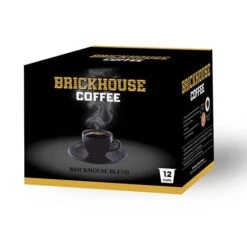 Brickhouse Single Serve Coffee, BRICKHOUSE Blend - 100% Colombian Dark Roast, 72 Count -Koffee Express Shop brickhouse single serve coffee brickhouse blend 12 count 2