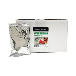 Brickhouse Watermelon Flavored Iced Tea, 24/3 Oz Packets, Loose Leaf With Filters -Koffee Express Shop brickhouse watermelon flavored iced tea 24 3 oz packets