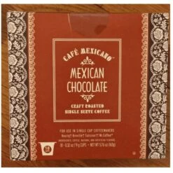 Cafe Mexicano Mexican Chocolate Coffee KCups, 4/18ct (Total 72 Cups) 7 Cafe Mexicano Mexican Chocolate Coffee KCups, 4/18ct (Total 72 Cups) -Koffee Express Shop cafemexicanchoco13 1