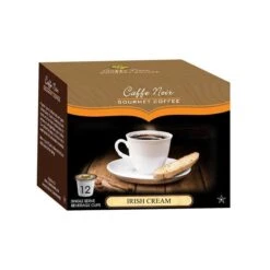 Caffe Noir Gourmet Coffee Irish Cream, Single Serve Beverage Cups, 6 Box 12 Count Each -Koffee Express Shop caffe noir gourment coffee irish cream 12 ct 1