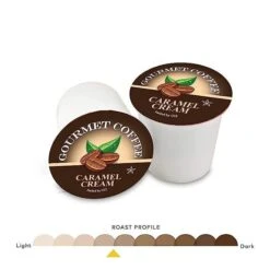 Caffe Noir Gourmet Coffee Caramel Cream, Single Serve Beverage Cups, 6 Box 12 Count Each 7 Caffe Noir Gourmet Coffee Caramel Cream, Single Serve Beverage Cups, 6 Box 12 Count Each -Koffee Express Shop caffenoircaramelcream 1