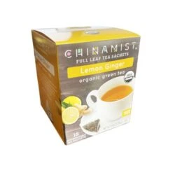 China Mist - Lemon Ginger Organic Green Tea Sachet, 2 Boxes 15 Count Each 4 China Mist - Lemon Ginger Organic Green Tea Sachet, 2 Boxes 15 Count Each -Koffee Express Shop china mist lemon ginger organic black full leaf tea sachet 15 count 1