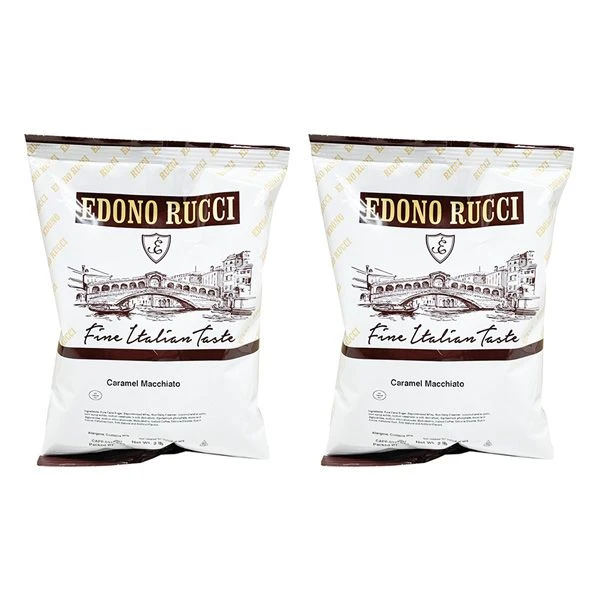 Edono Rucci Caramel Macchiato Cappuccino Mix, 2/2 Lb Bags 3 Edono Rucci Caramel Macchiato Cappuccino Mix, 2/2 Lb Bags