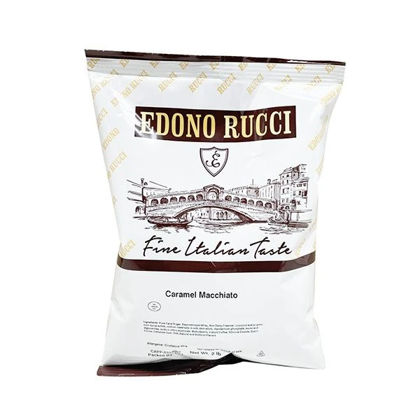 Edono Rucci Caramel Macchiato Cappuccino Mix, 2/2 Lb Bags 4 Edono Rucci Caramel Macchiato Cappuccino Mix, 2/2 Lb Bags - Image 2