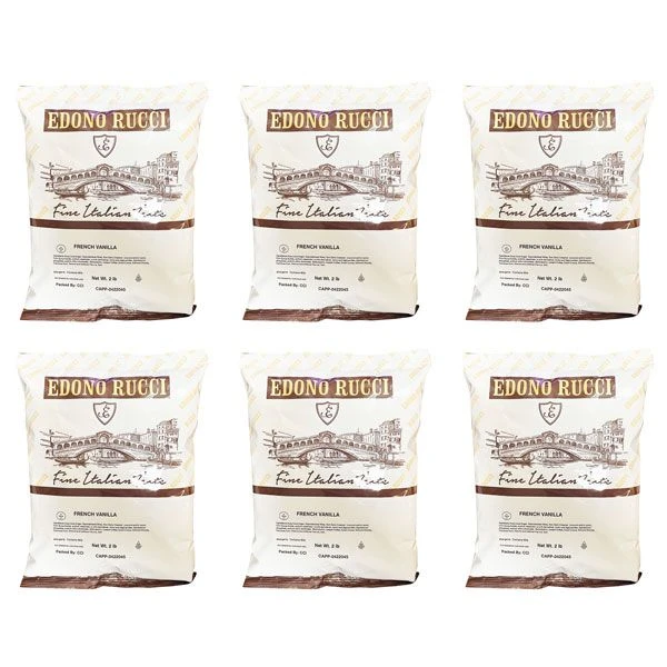 Edono Rucci French Vanilla Cappuccino Mix, 6/2 Lbs Bags 3 Edono Rucci French Vanilla Cappuccino Mix, 6/2 Lbs Bags