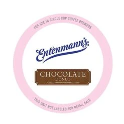Entenmann's Single Serve Coffee, Chocolate Donut, 4/10 (40 Count) -Koffee Express Shop entchocodonut