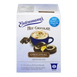 Entenmann's Single Serve Coffee, Hot Chocolate Original, 6/12 Count -Koffee Express Shop entenmann s hot chocolate 12 count 1 1