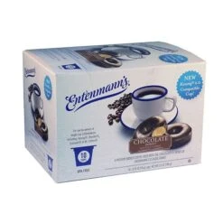 Entenmann's Single Serve Coffee, Chocolate Donut, 4/10 (40 Count) -Koffee Express Shop entenmanns single serve coffee chocolate donut 1