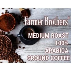 Farmer Brothers Medium Roast 100% Arabica Ground Coffee, 1/5 Lb Bag -Koffee Express Shop farmer brothers arabica ground coffee2