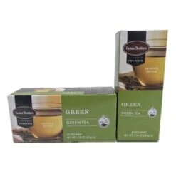 Farmer Brothers Premium: Green Tea, 2/25 Ct Tea Boxes 8 Farmer Brothers Premium: Green Tea, 2/25 Ct Tea Boxes -Koffee Express Shop fbgreentean1 2