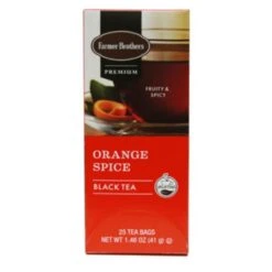 Farmer Brothers Premium: Orange Spice Hot Tea, 2/25 Ct Tea Boxes -Koffee Express Shop fboraangespiceteap3