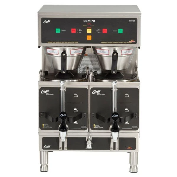 Curtis GEM-12D-16 Twin 1.5 Gal. 3 PH ADS Digital Coffee Brewer 3 Curtis GEM-12D-16 Twin 1.5 Gal. 3 PH ADS Digital Coffee Brewer