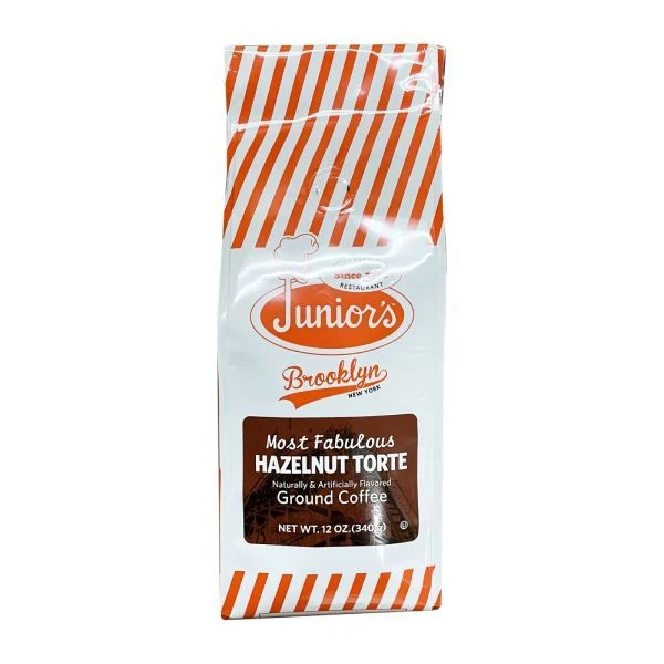 Junior's Most Fabulous Hazelnut Torte, Medium Roast Ground Coffee, 6/12 Oz Bags 5 Junior's Most Fabulous Hazelnut Torte, Medium Roast Ground Coffee, 6/12 Oz Bags - Image 3