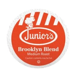 Junior's Most Fabulous Brooklyn Blend, Medium Roast Single Single Serve 18 Ct -Koffee Express Shop juniors most fabulous brooklyn blend medium roast single single serve 1 ct