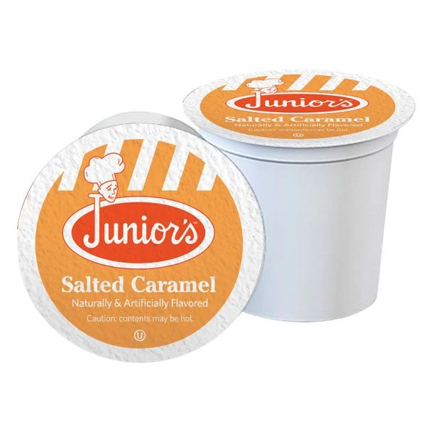 Junior's Most Fabulous Salted Caramel, Medium Roast Single Single Serve 2/18 Ct 4 Junior's Most Fabulous Salted Caramel, Medium Roast Single Single Serve 2/18 Ct - Image 2