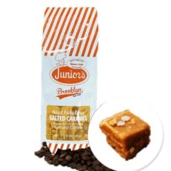 Junior's Most Fabulous Salted Caramel Ground Coffee, 6/12 Oz Bag -Koffee Express Shop juniorssaltedcaramelmain 1 2