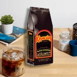 Kahlua Black Russian Gourmet Ground Coffee (3 Bags/12 Oz) -Koffee Express Shop kahluablackrussian 1