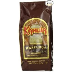 Kahlua Hazelnut Gourmet Ground Coffee (2 Bags/12 Oz) -Koffee Express Shop kahluahazelnut4