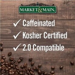 Market & Main Chocolate Peanut Butter Single Serve Coffee Cups, 6 Box (72 Cups) -Koffee Express Shop market main chocolate peanut butter cup coffee single serve cups 12cups3