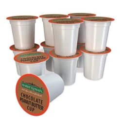 Market & Main Chocolate Peanut Butter Single Serve Coffee Cups, 6 Box (72 Cups) -Koffee Express Shop market main chocolate peanut butter cup ground coffee single serve cups 1box 12cups1