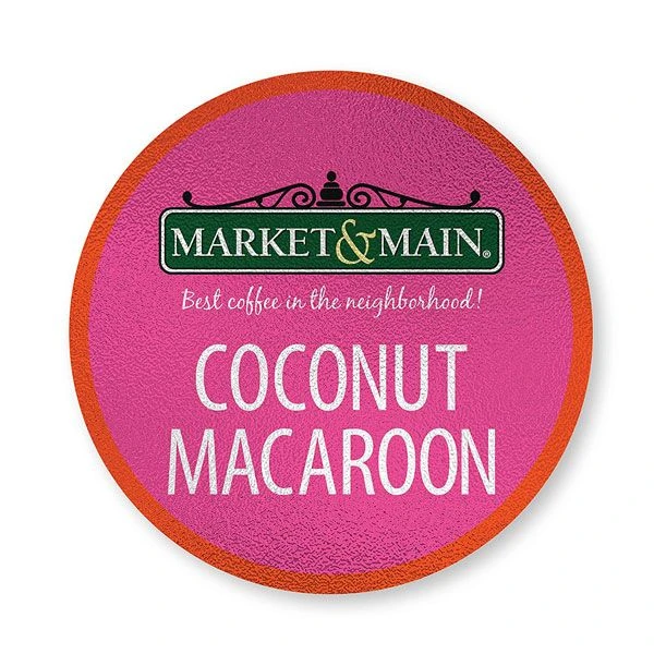 Market & Main Coconut Macaroon Single Serve Coffee Cups, 6 Boxes (72 Cups) 6 Market & Main Coconut Macaroon Single Serve Coffee Cups, 6 Boxes (72 Cups) - Image 4
