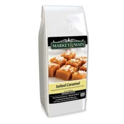 Market & Main® Salted Caramel Flavored Coffee (6 Bags/12 Oz) -Koffee Express Shop market and main salted caramel flavored coffee single bag 12 ounces 1